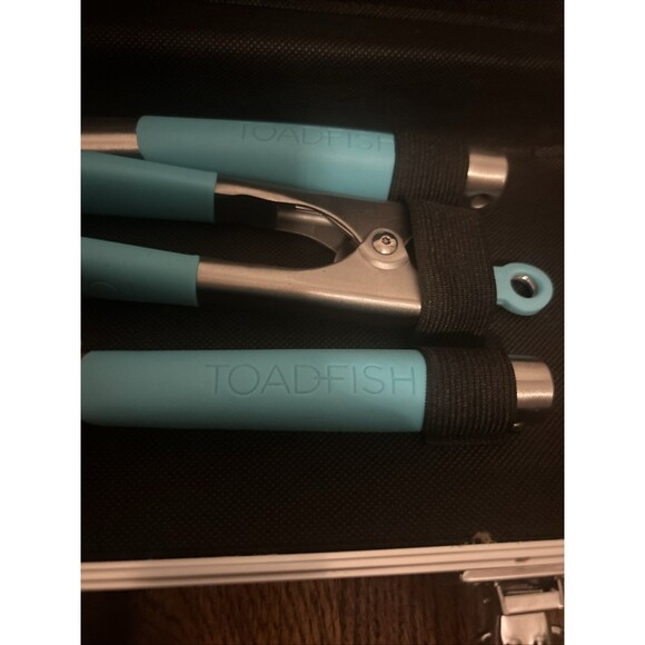 Toadfish BBQ Grill Accessories Set, 3-Piece Stainless Steel Grilling Tools New - Picture 3 of 5